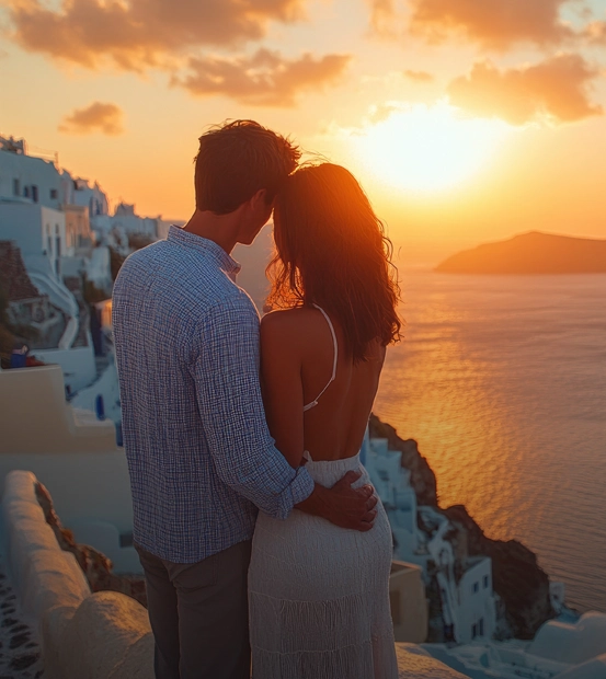 Santorin unforgettable sunsets for two